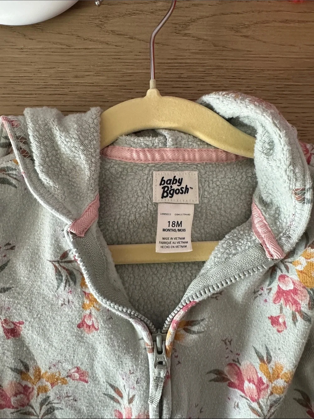 Kids Floral Hoodie & Jogger Set - Sage Green